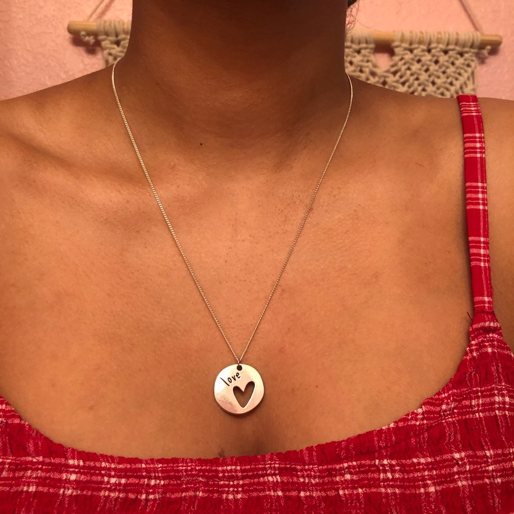 Heart necklaces 2 sides!!!!!!